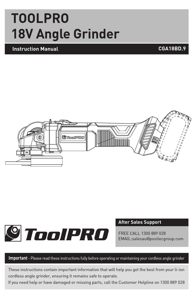 ToolPRO CGA18BD.9 instruction manual