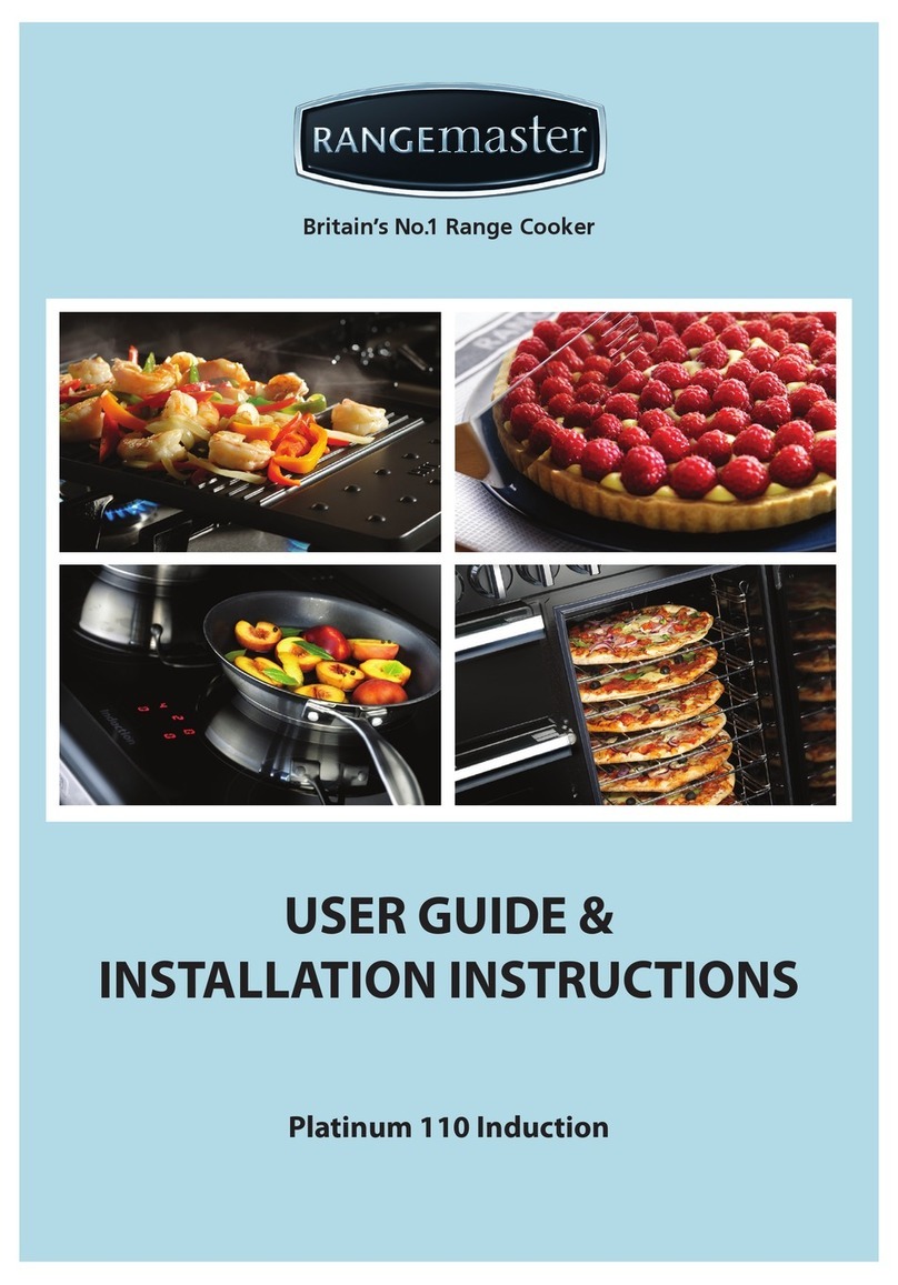 Range Master Platinum 110 Induction Instruction Manual