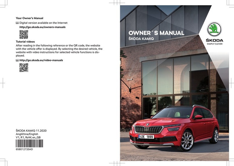 Skoda KAMIQ 2020 User manual