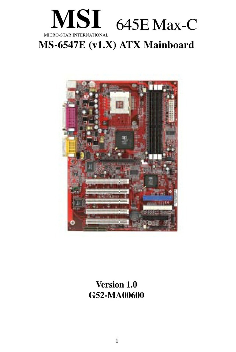 MSI 645E Max-C manual