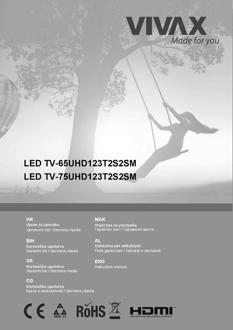 Vivax 65UHD123T2S2SM User manual Vivax 65UHD123T2S2SM User manual