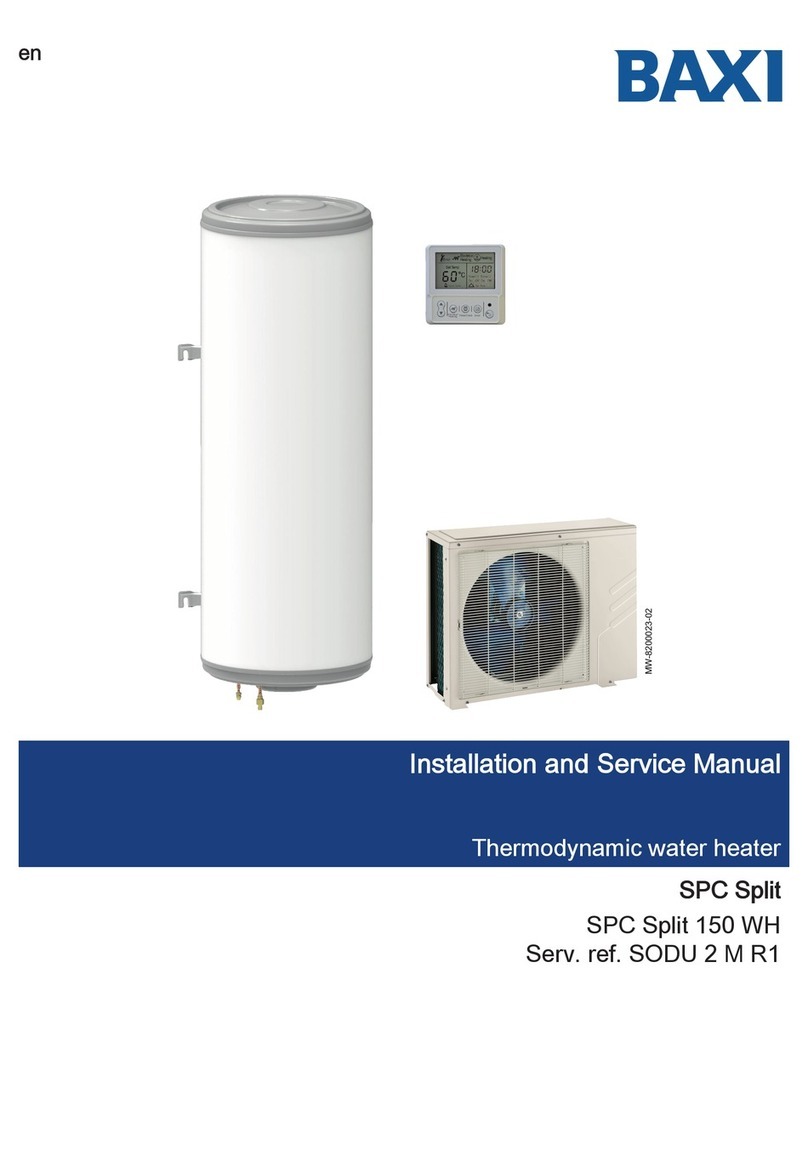 Baxi SPC Split 150 WH Manual Baxi SPC Split 150 WH Manual
