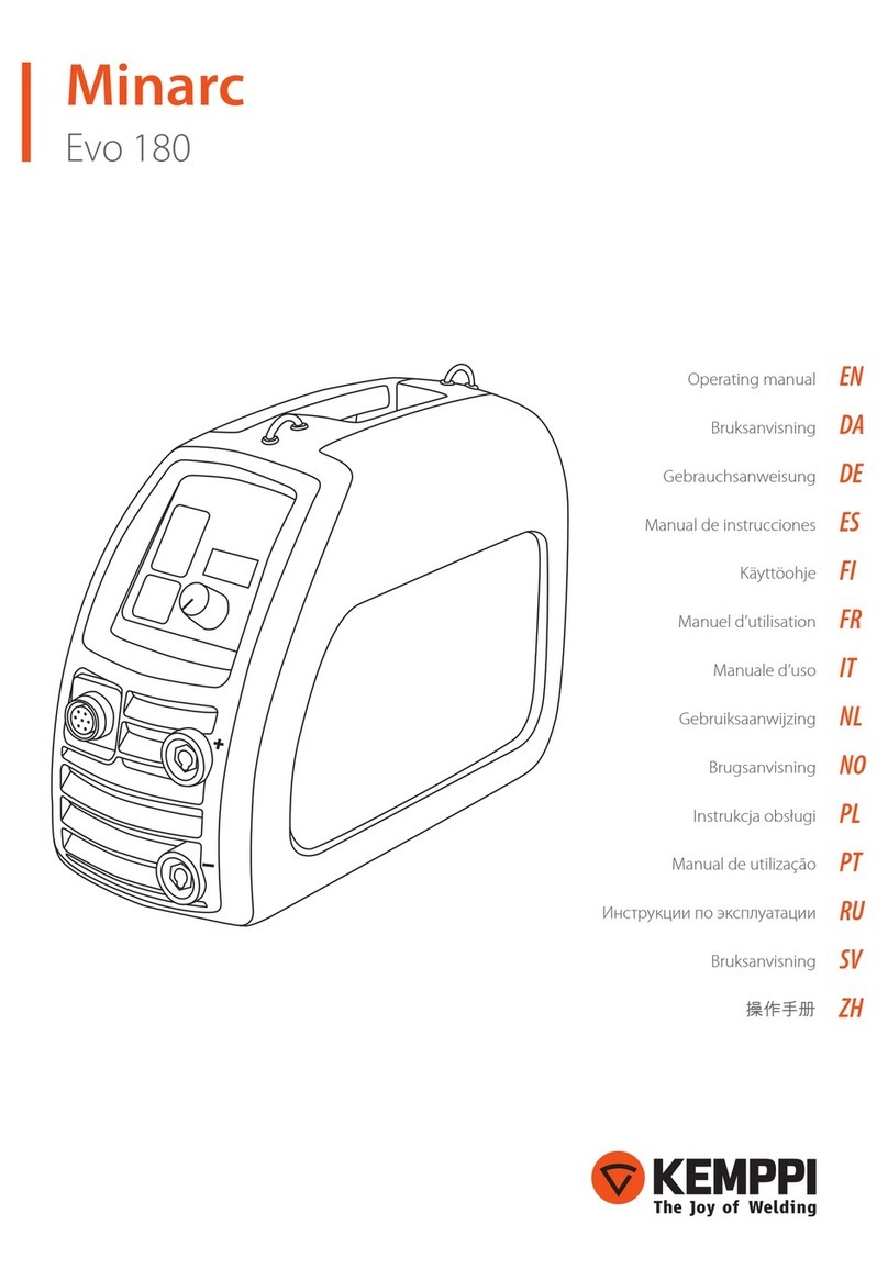 Kemppi Minarc Evo 180 User manual Kemppi Minarc Evo 180 User manual
