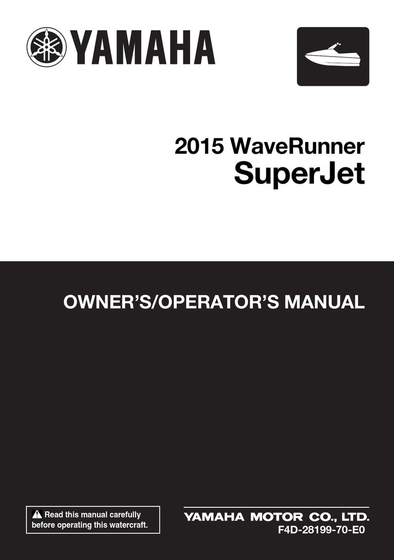 Yamaha WaveRunner SuperJet 2015 owner's manual