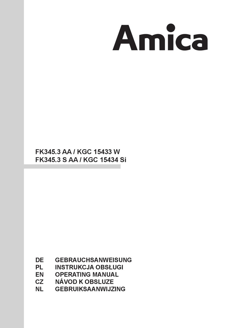 Amica FK345 3 AA Series User manual