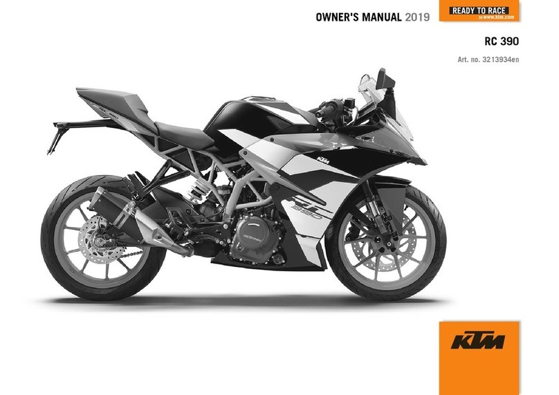 KTM RC 390 2019 owner's manual