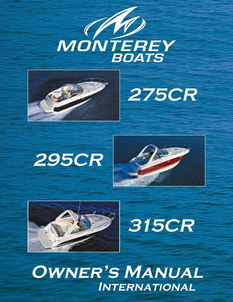 Monterey Boats 275CR owner's manual