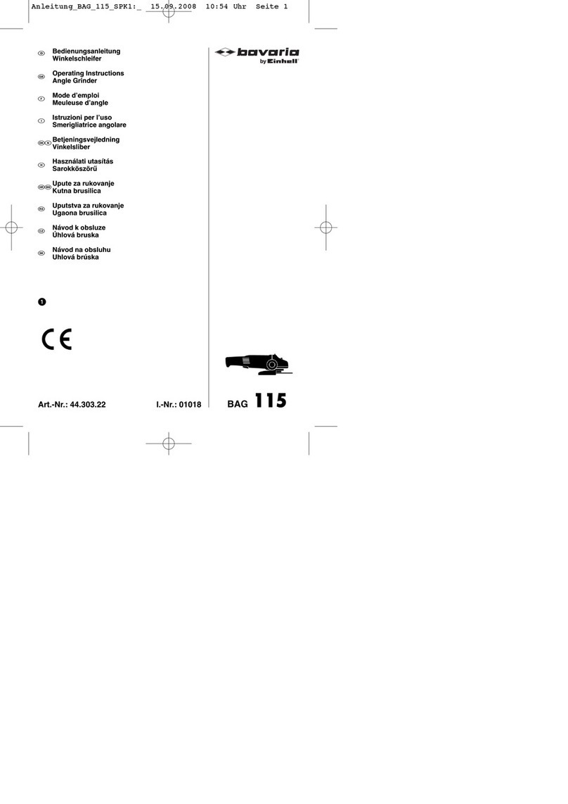 EINHELL bavaria BAG 115 operating instructions