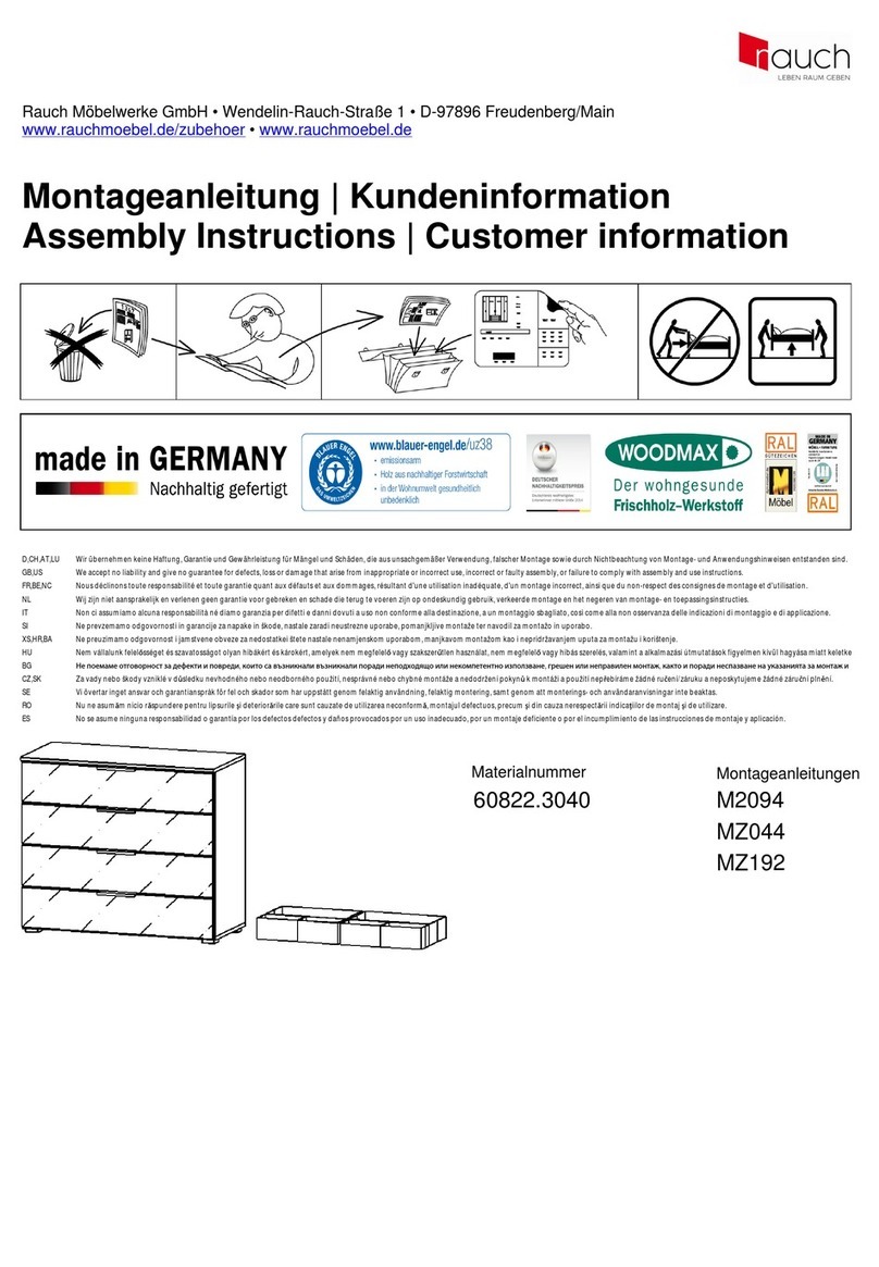 Rauch Bristol MZ044 Assembly instructions