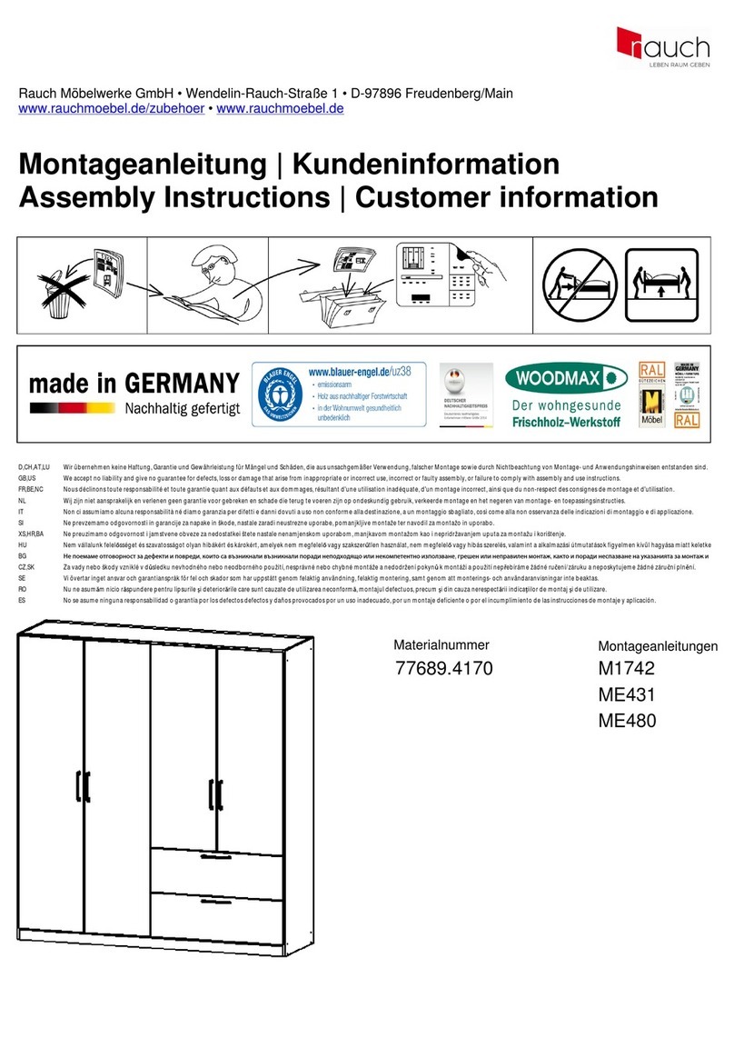 Rauch M1742 Assembly instructions