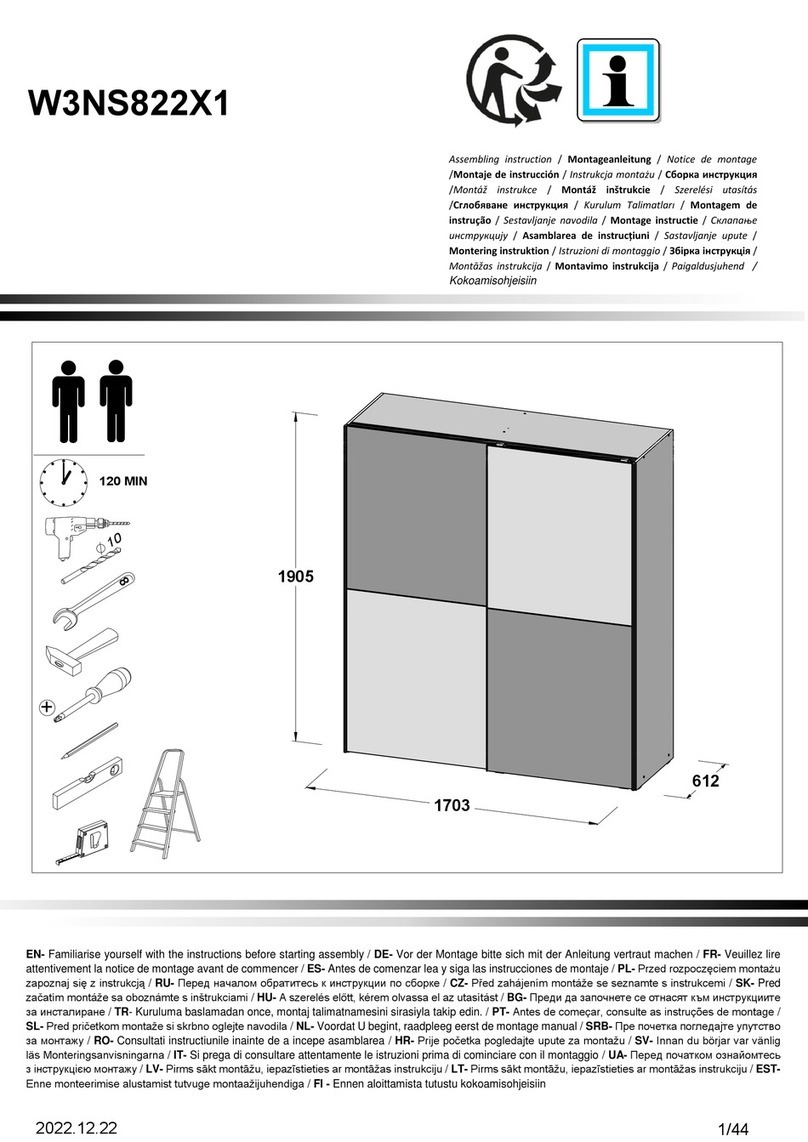 Forte W3NS822X1 User manual