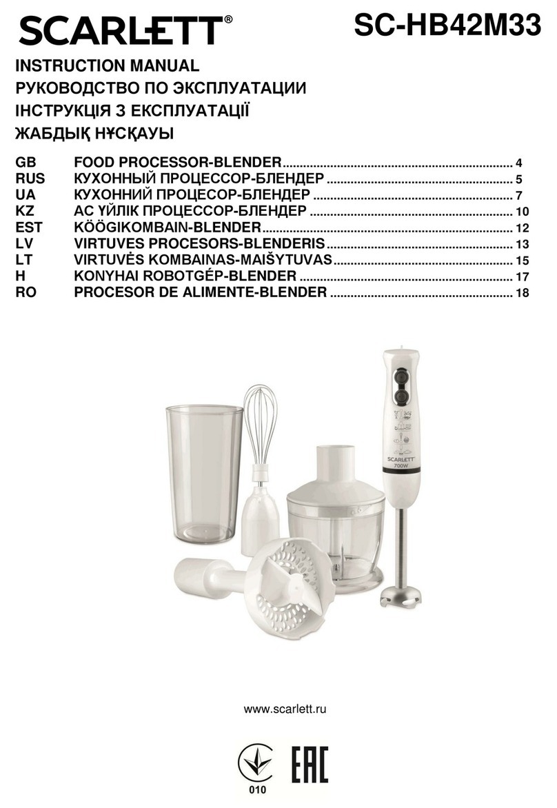 Scarlett SC-HB42M33 User manual