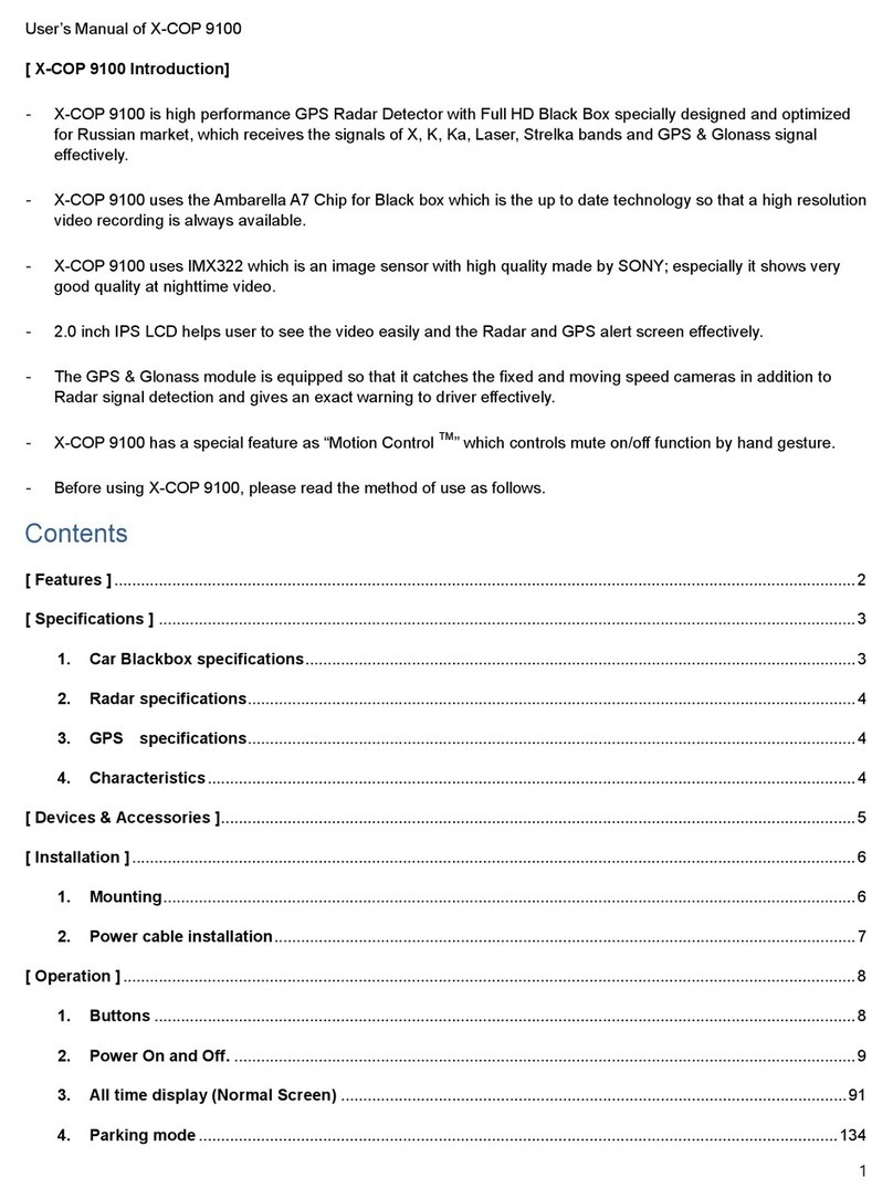 Neoline X-COP 9100 user manual