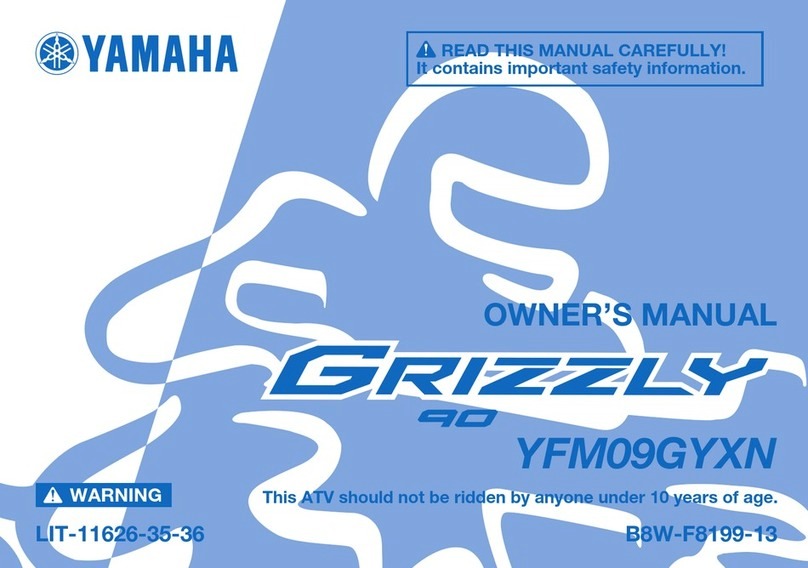 Yamaha GRIZZLY 90 2020 User manual
