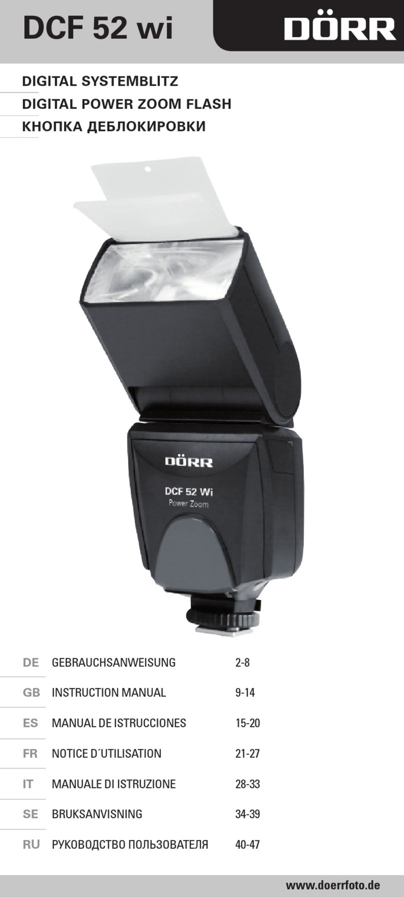 DÖRR DCF 52 wi User manual
