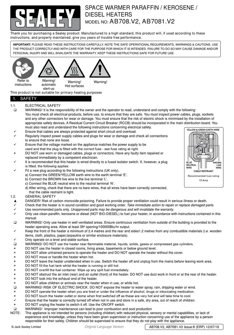 Sealey AB708.V2 User manual