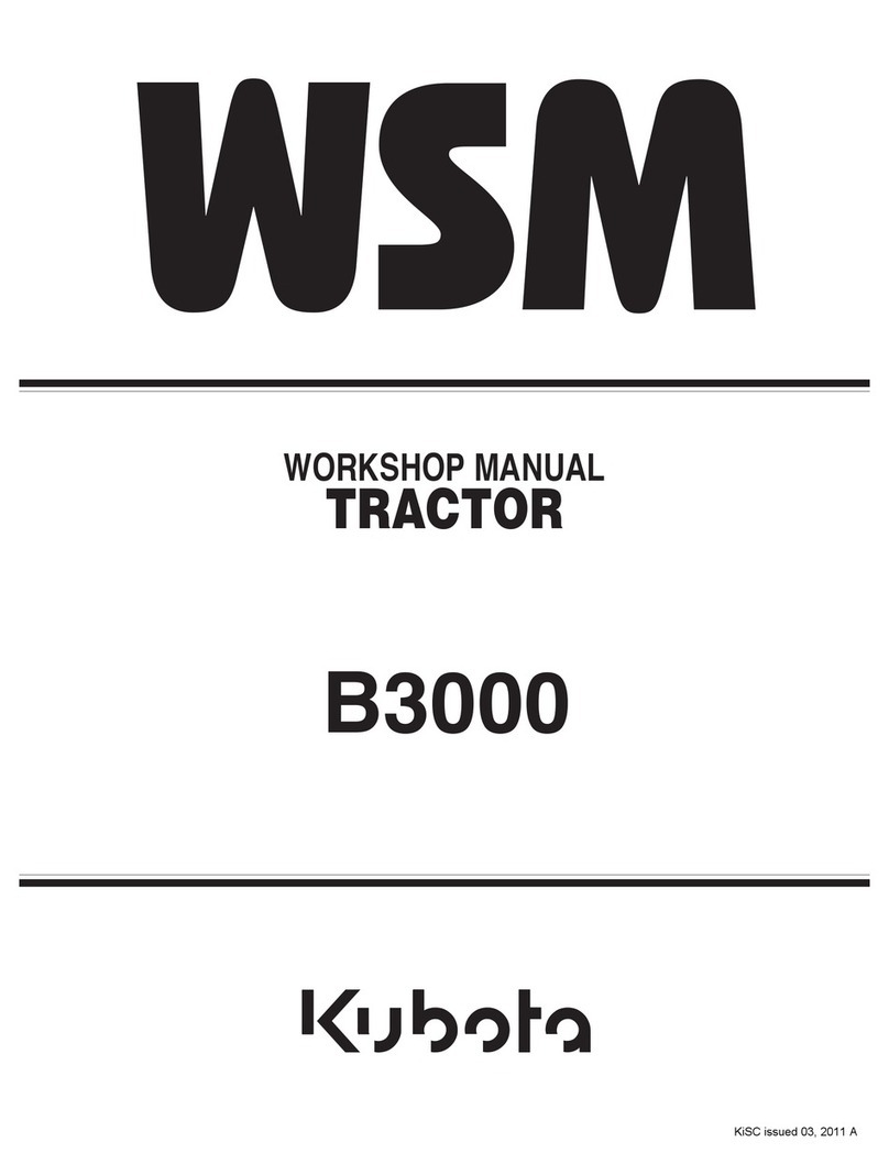 Kubota WSM B3000 Instruction manual