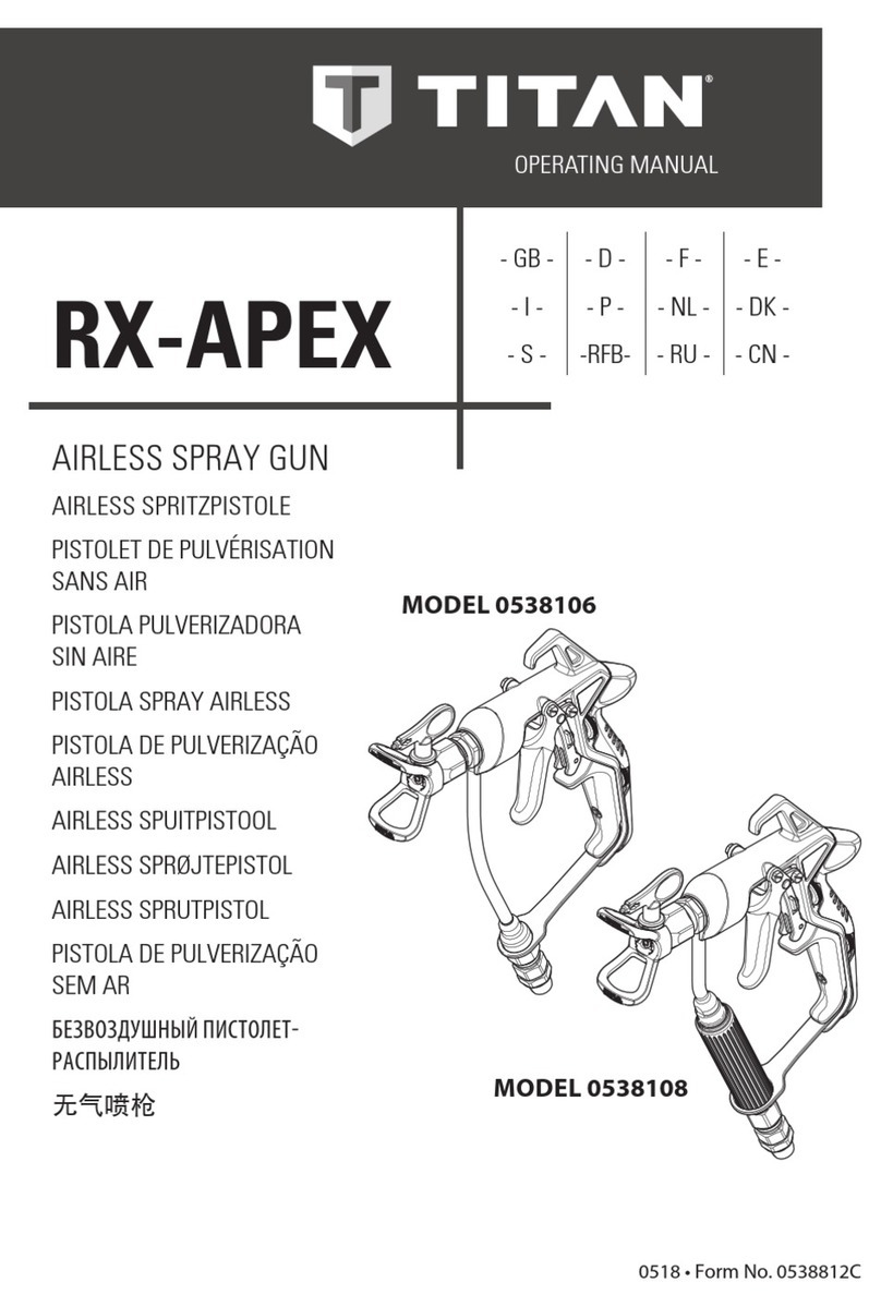 Titan RX-APEX 0538106 operating manual