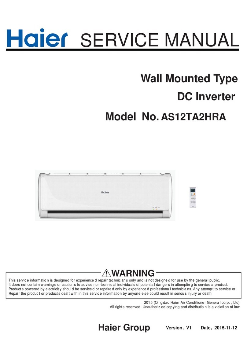 Haier AS12TA2HRA Service manual