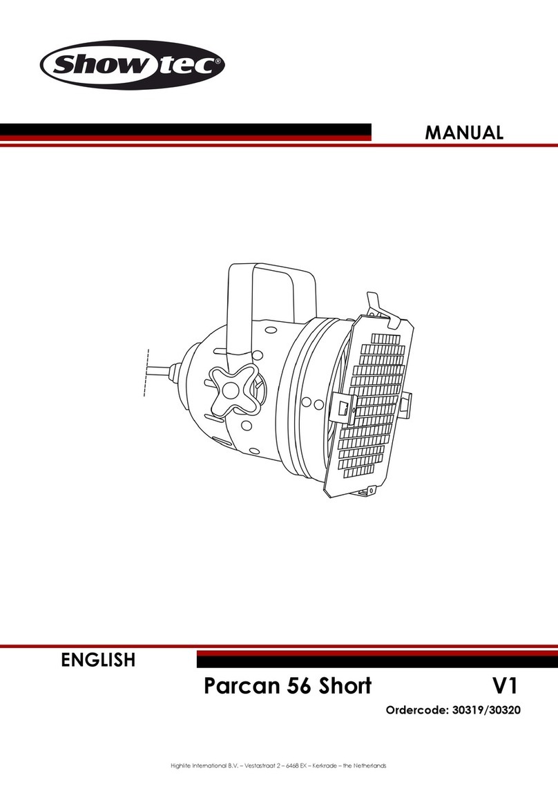 Show Tec Parcan 56 Short V1 User manual
