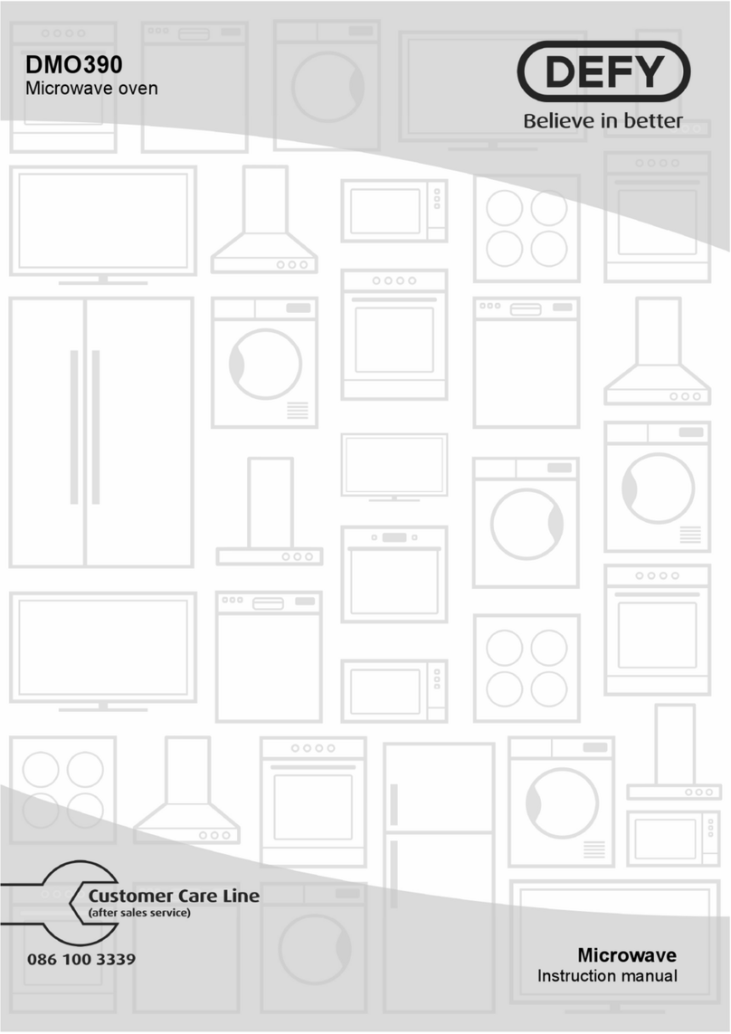 Defy DMO390 User manual