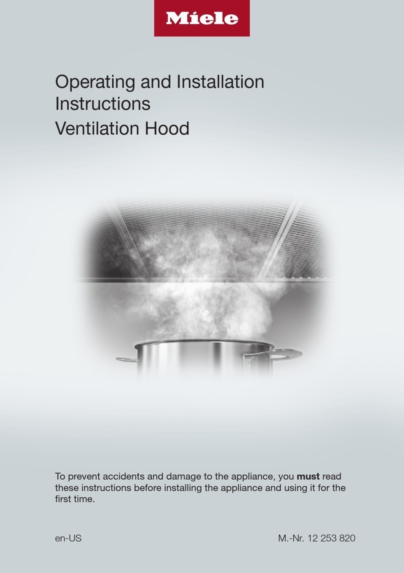 Miele DA6596DSS Operating and installation instructions
