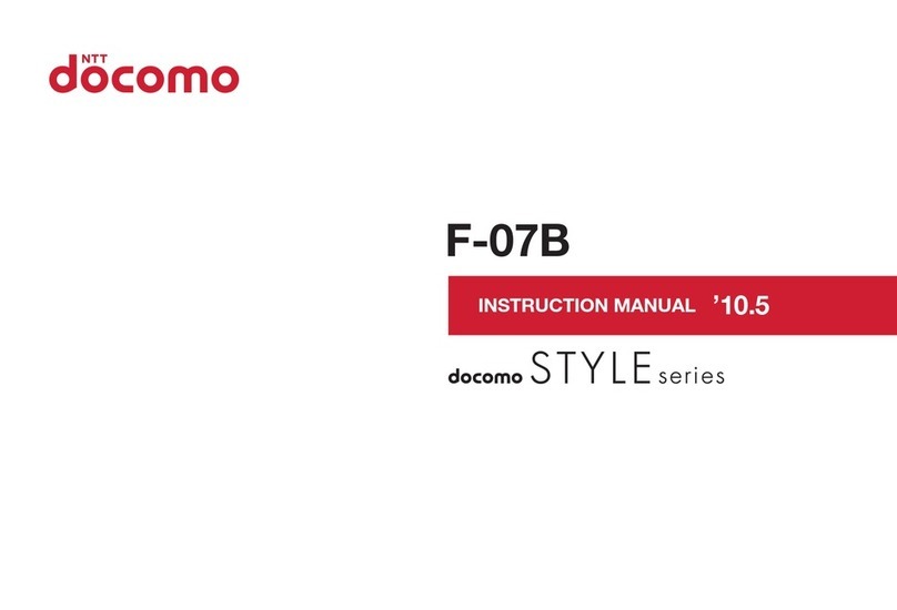 Docomo STYLE F-07B User manual