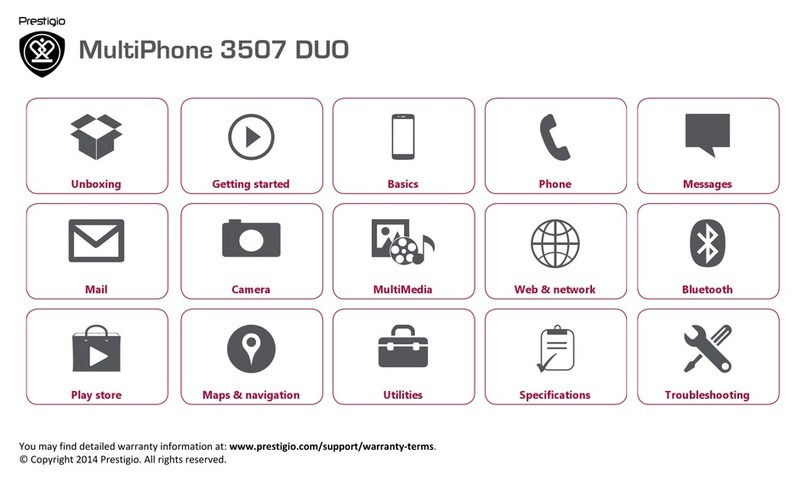 Prestigio MultiPhone 3507 DUO User manual