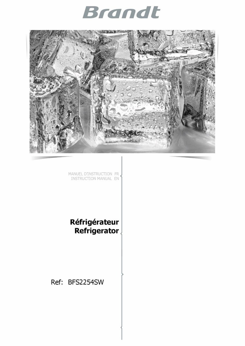 Brandt BFS2254SW instruction manual