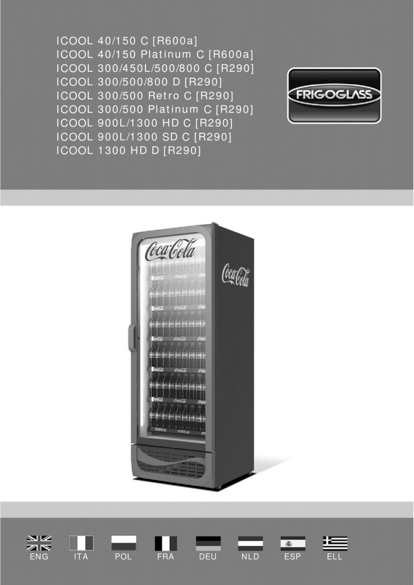FRIGOGLASS ICOOL 40/150 C manual