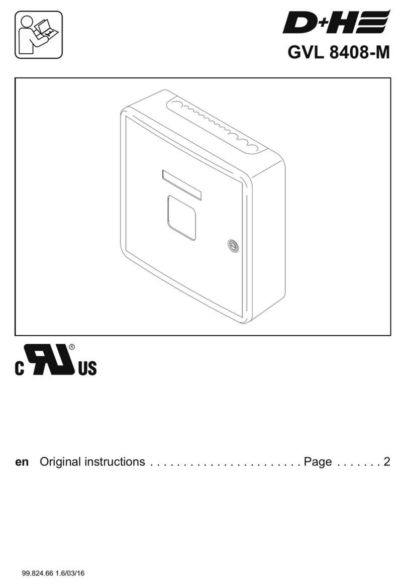 D+H GVL 8408-M User manual