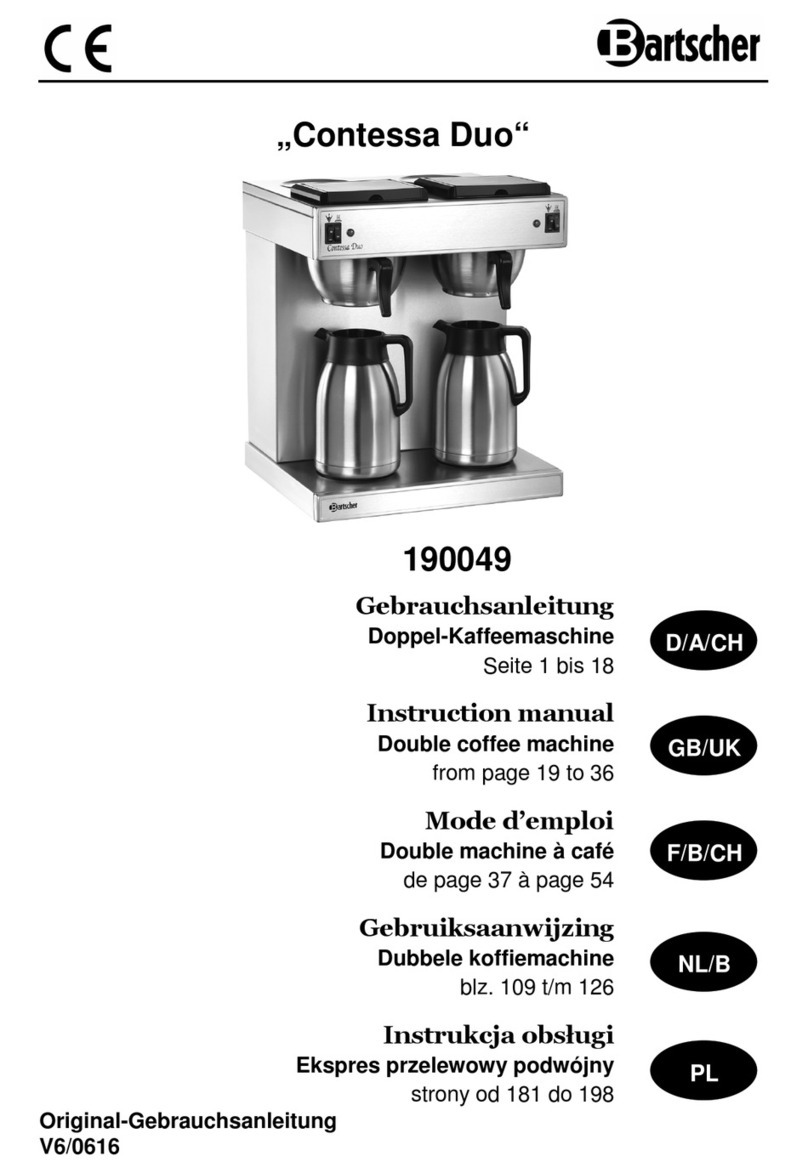 Bartscher Contessa Duo 190049 User manual