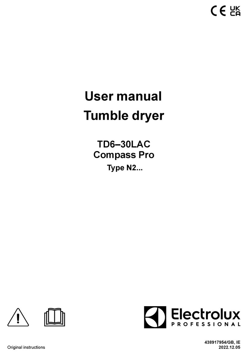Electrolux Professional Compass Pro TD6-30LAC user manual
