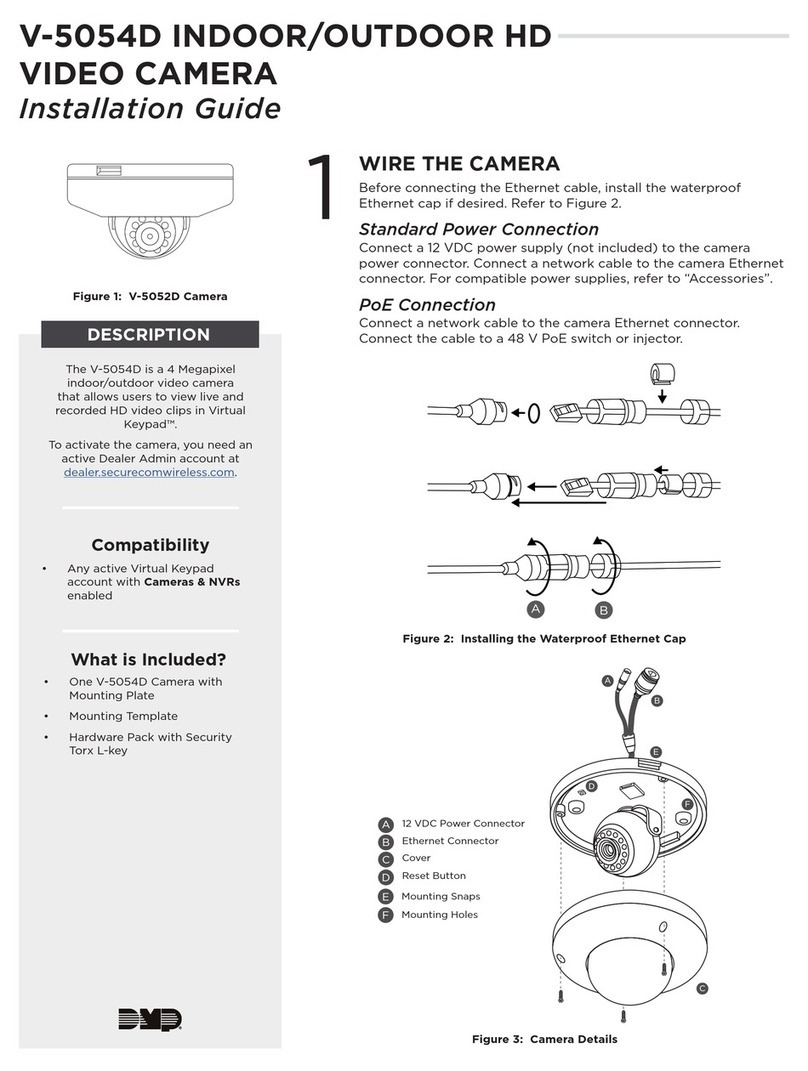 DMP V-5054D installation guide