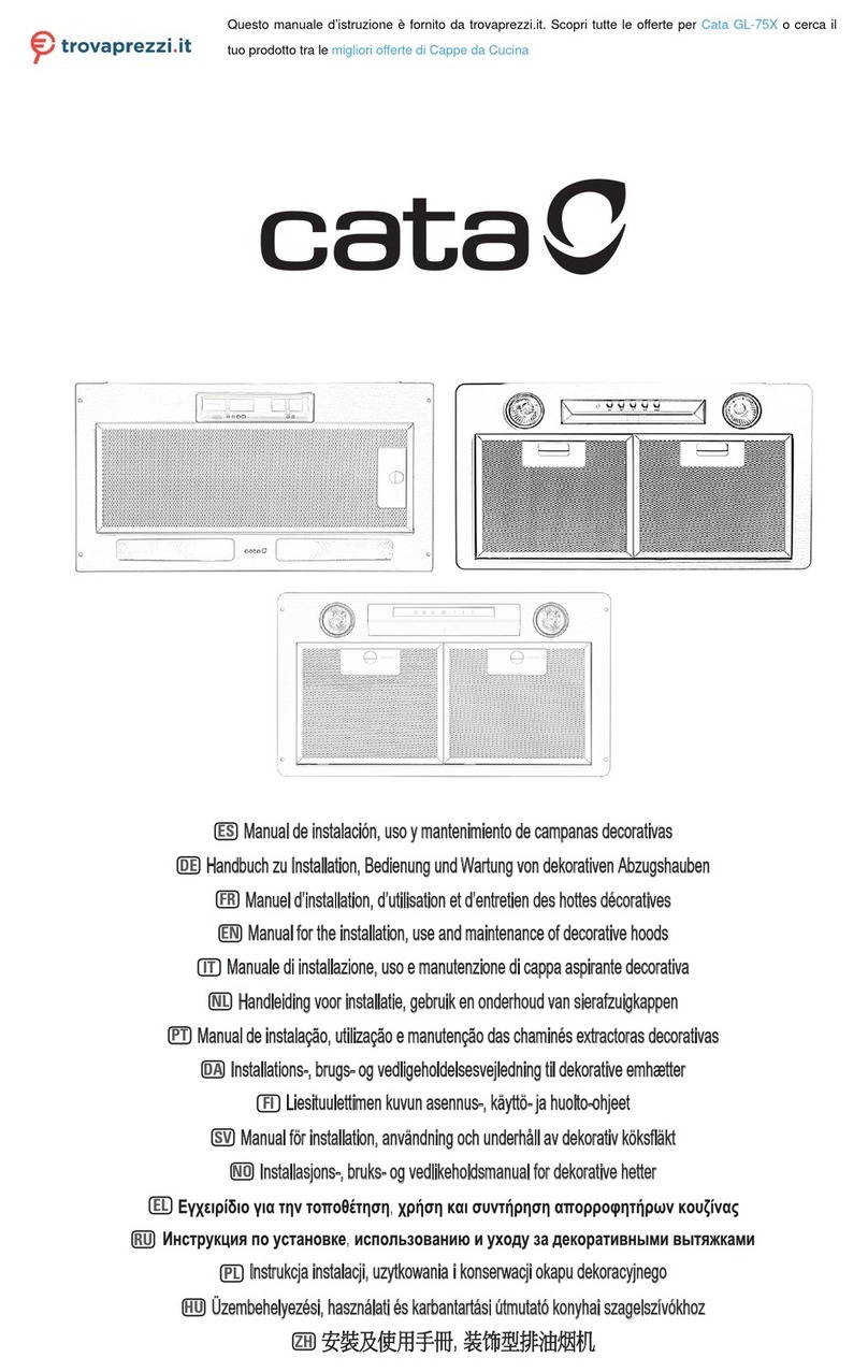 Cata GL-75X Manual for installation