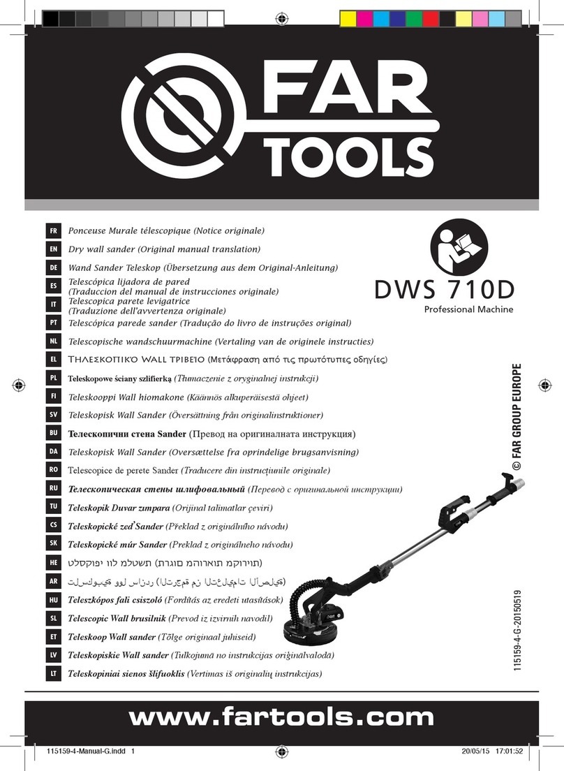 Far Tools DWS 710D Use and care manual