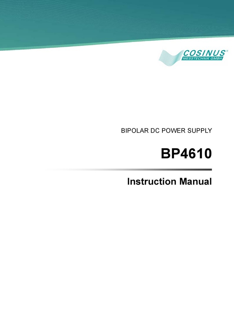 Cosinus BP4610 instruction manual