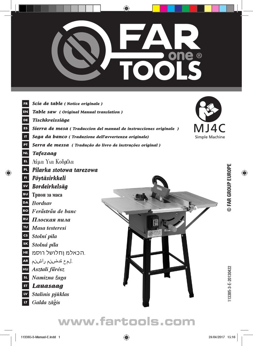 Far Tools One MJ4C Use and care manual