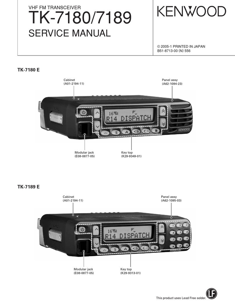 Kenwood TK-7180 User manual