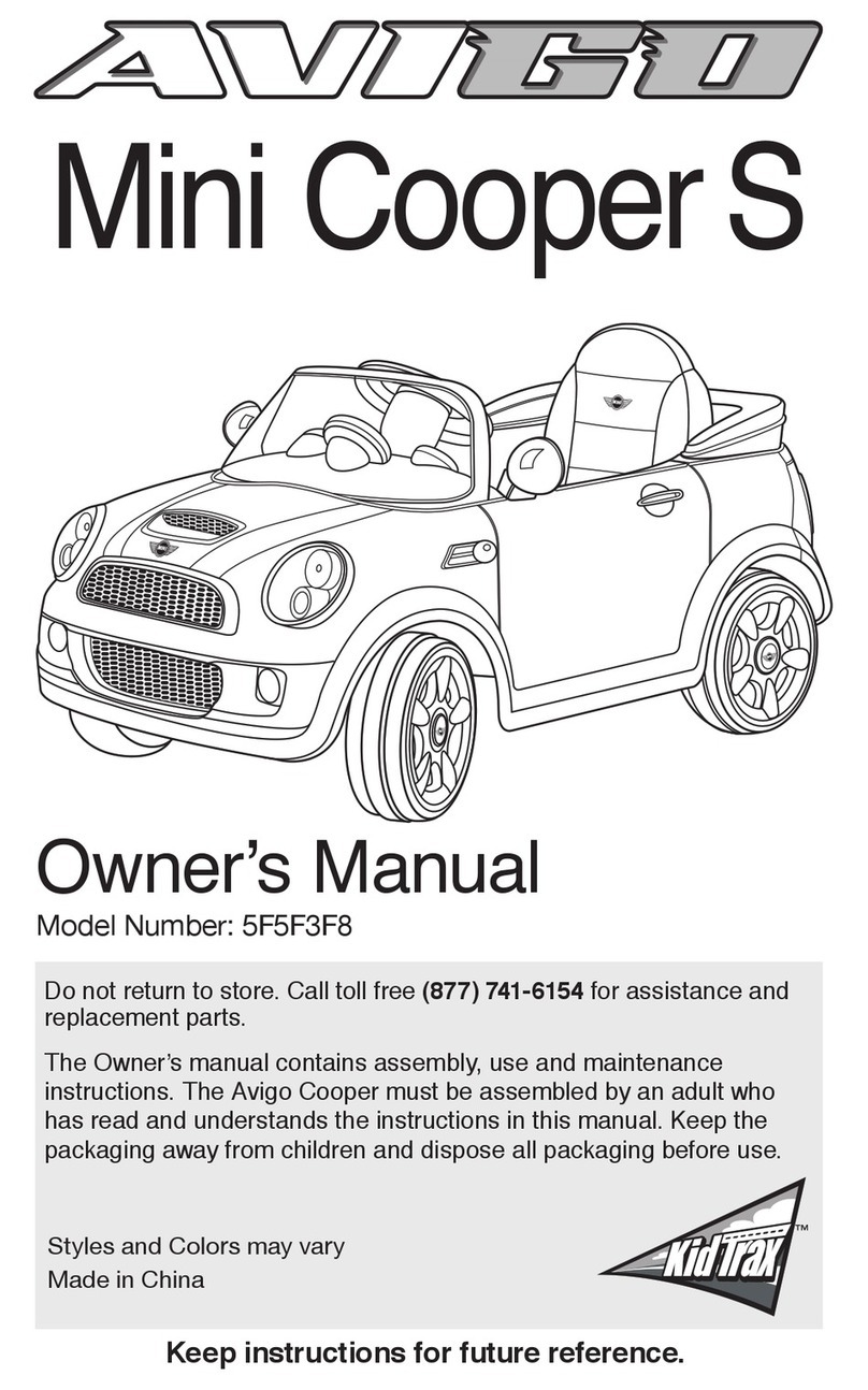 KID Trax Avigo 5F5F3F8 owner's manual KID Trax Avigo 5F5F3F8 owner's manual
