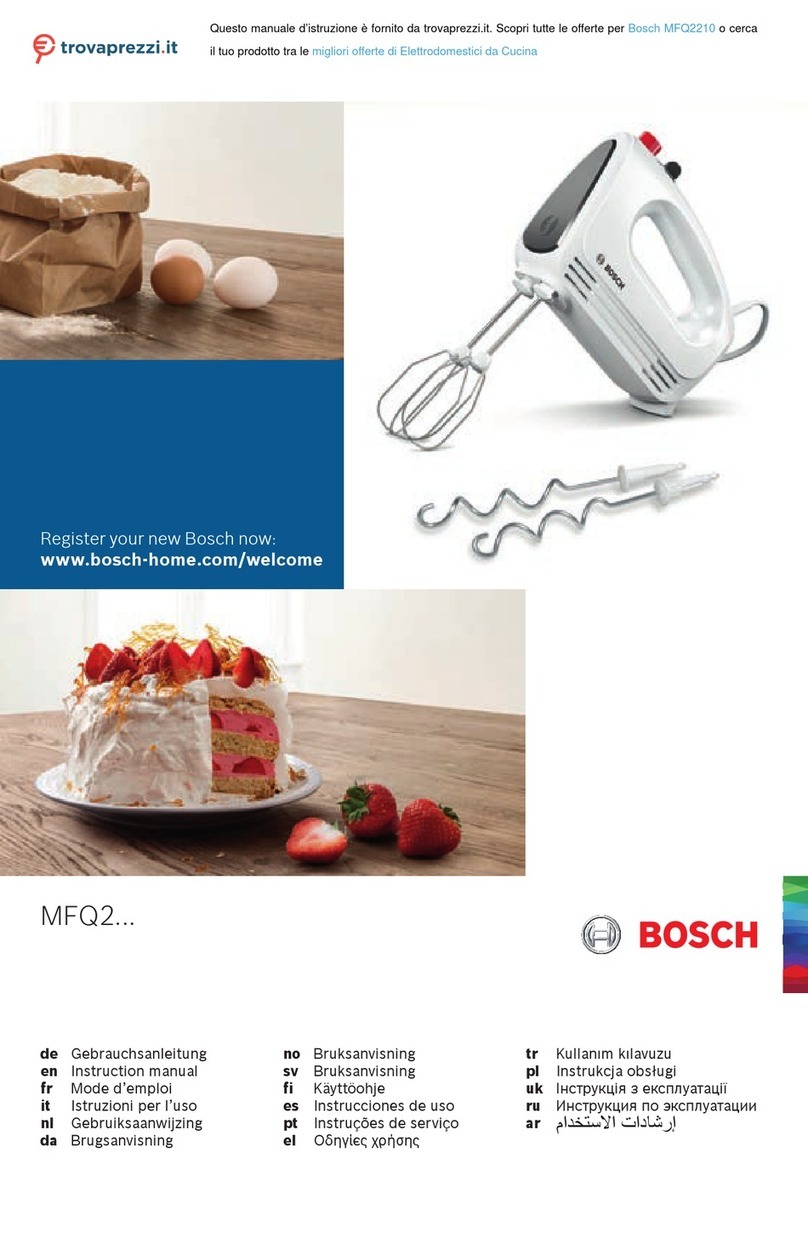 Bosch MFQ2210 instruction manual