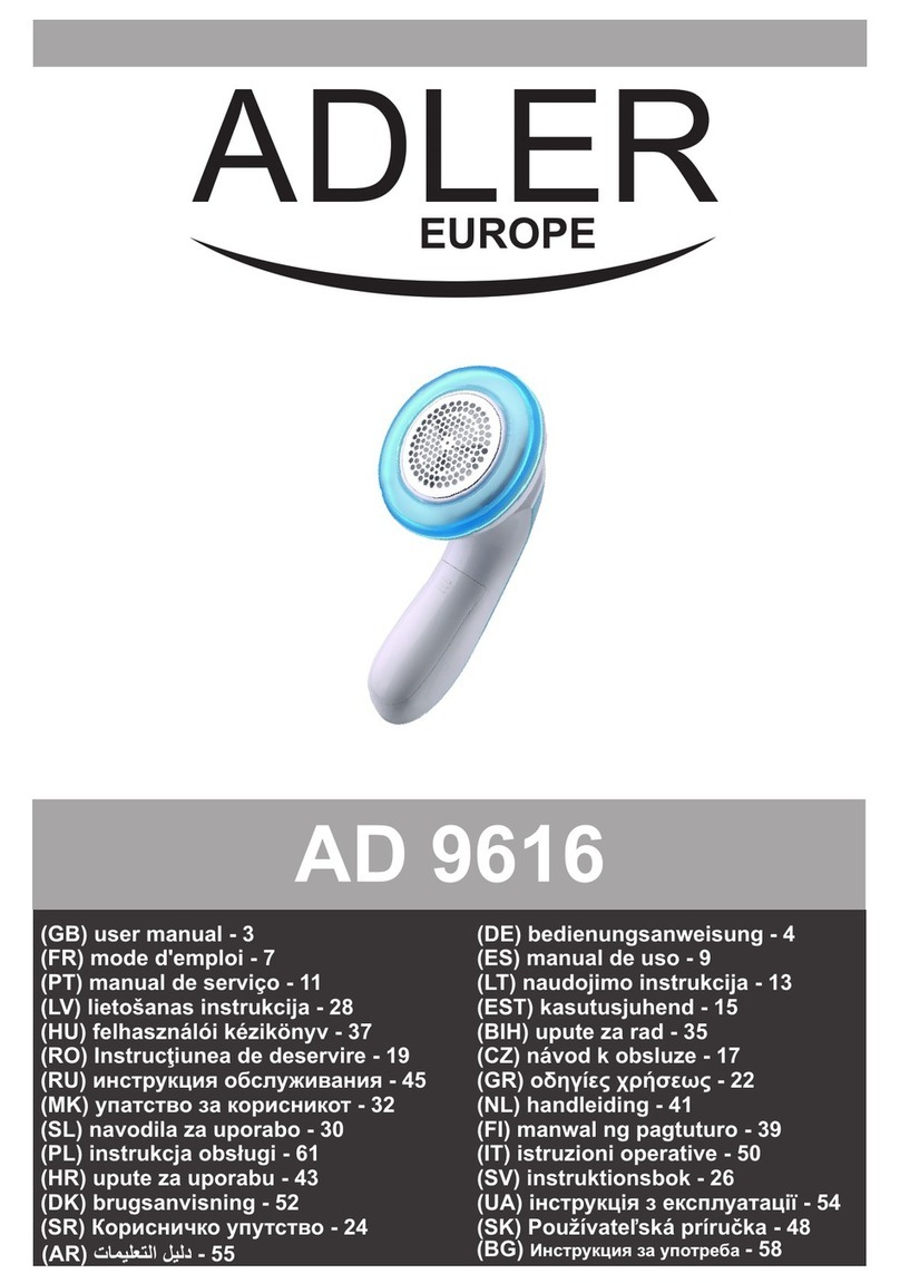 Adler Europe AD 9616 user manual