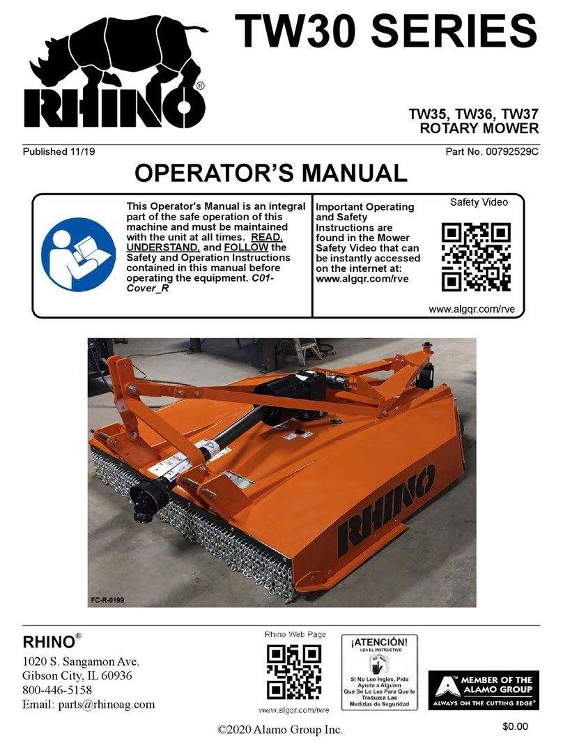 RHINO TW30 Series User manual RHINO TW30 Series User manual