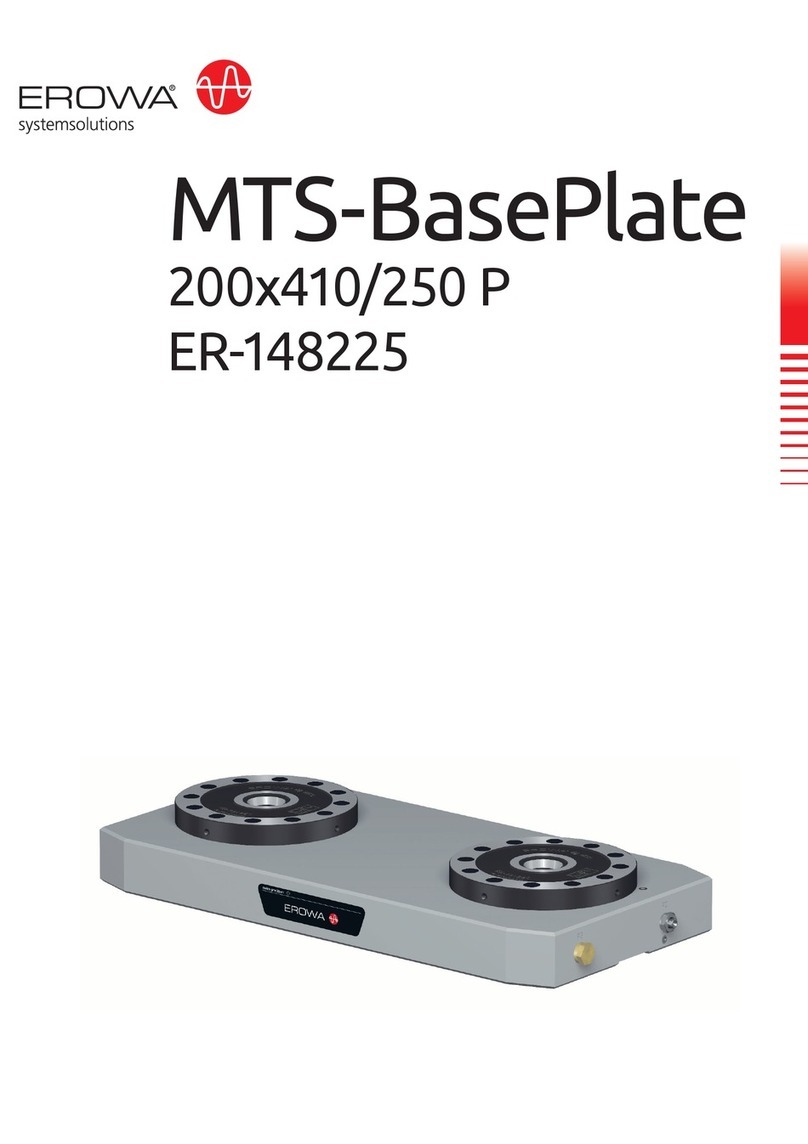 erowa MTS-BasePlate 200x410/250 P User manual