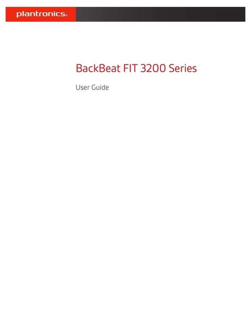 Plantronics BackBeat FIT 3200 Series user guide Plantronics BackBeat FIT 3200 Series user guide