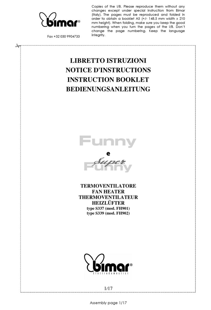 Bimar Funny Instruction booklet