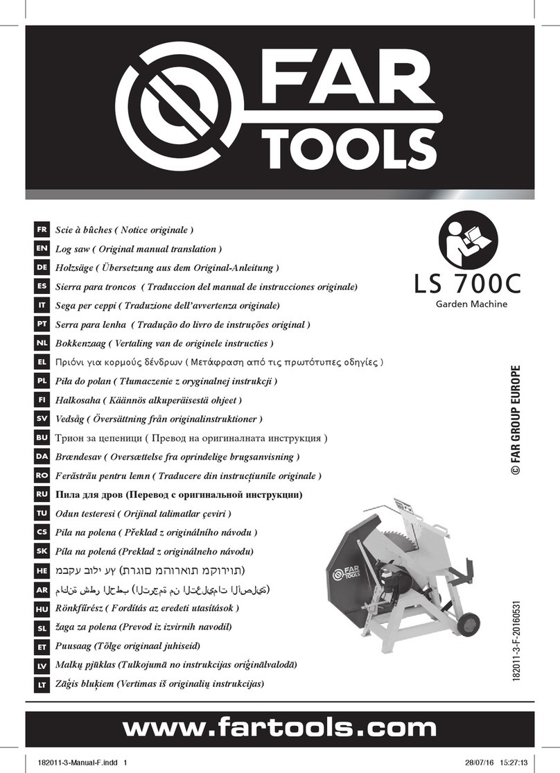 Far Tools LS 700C Use and care manual