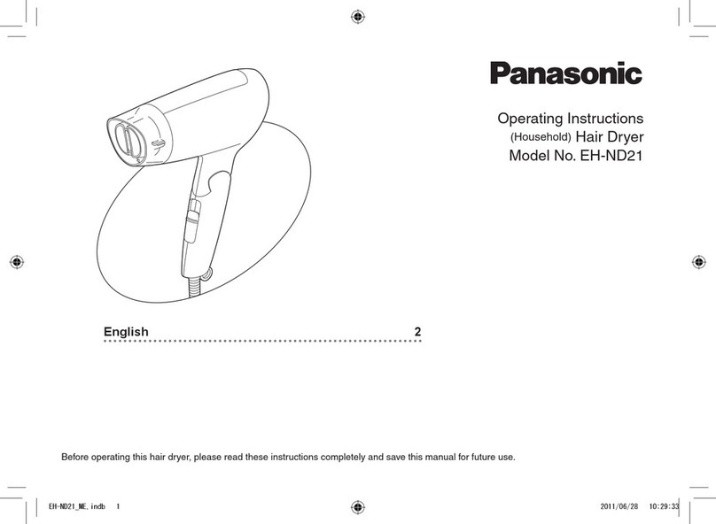 Panasonic EH-ND21 operating instructions