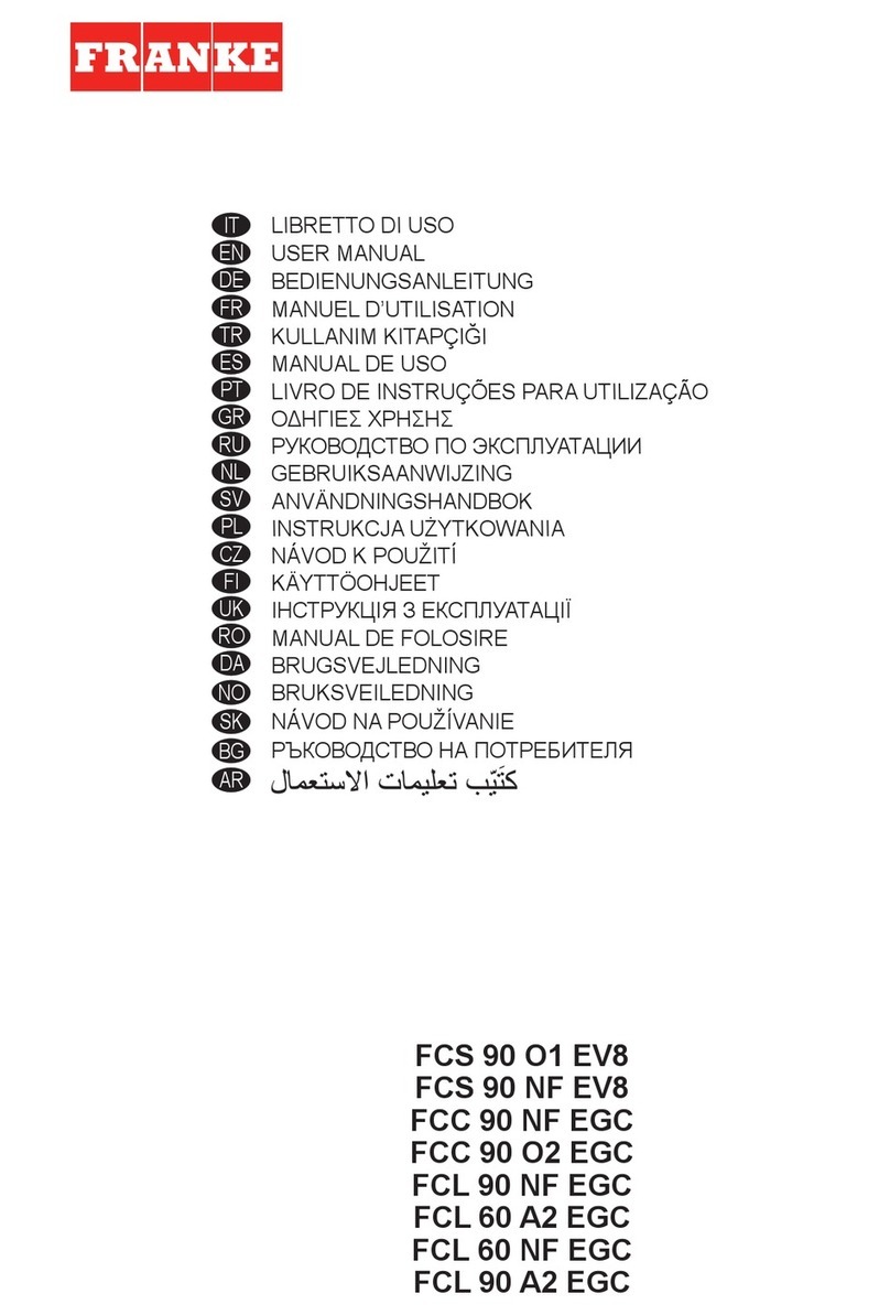 Franke FCS 90 NF EV8 user manual