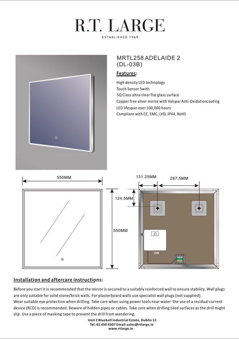 R.T. LARGE MRTL258 ADELAIDE 2 User manual